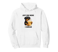 Awesome 1 More I Swear Rottweiler and Coffee Jokes Rotties Pullover Hoodie