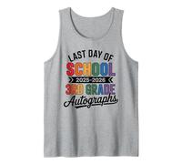 Awesome 3rd Grade Last Day 2026 Sign My Autograph Art Team Tank Top