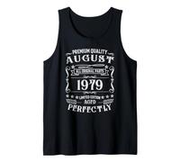 Awesome 47th Birthday Legends were Born in August 1979 Tank Top