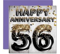 Awesome 56th Anniversary Card for Husband Boyfriend Wife Girlfriend