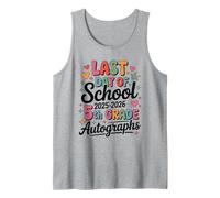 Awesome 5th Grade Last Day 2026 Sign My Autograph DIY Art Tank Top