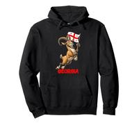 Awesome Alpine Ibex Animal Look with Georgia Colors Pullover Hoodie
