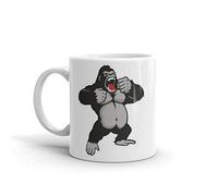 Awesome Angry Gorilla Mug - Gift Monkey Ape Kids Mascot Grumpy Dad Brother #4136