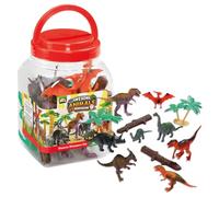 Addo Awesome Animals Discover Dinosaurs Mega Tub For Children From 3 Years Dinosaur Toys Toddler toys Tub Of Dinosaurs Plastic Dinosaur Toys Kids Dinosaur Figurines Dinosaur Set Animal Tub