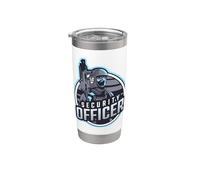 Awesome Armed Security Officer Stainless Steel Insulated Tumbler