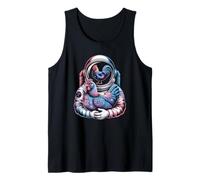 Awesome Astronaut Chicken Whisperer Exploring The Moon Tank Top