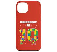 Awesome At 10 Year Old Block Building Bricks Kids Birthday Case for iPhone 13