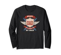 Awesome Aviation Quote for A Normal Pilot Dad Who is Cooler Long Sleeve T-Shirt