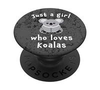 Awesome Best Cutest Koala Ever Just A Girl Gift PopSockets PopGrip: Swappable Grip for Phones & Tablets