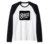 Awesome Bingo Speech Look Raglan Baseball Tee