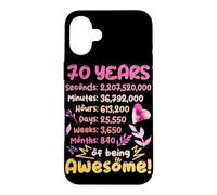 Awesome Birthday Outfit for 70-Year-Old! 70th Birthday Case for iPhone 16 Plus