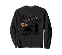 Awesome Black Cat Salem Book Club All Witches Welcome Sweatshirt