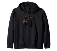 Awesome Black Cat Salem Book Club All Witches Welcome Zip Hoodie