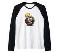 Awesome Bomb Look for Man and Woman Raglan Baseball Tee