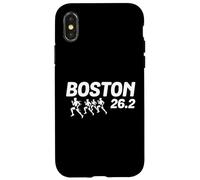 Awesome Boston 26.2 Mile Marathon Majors Running Design Case for iPhone X/XS