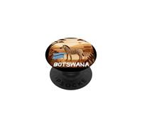 Awesome Botswana Graphic for Zebra and Nature Lovers PopSockets Adhesive PopGrip