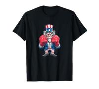 Awesome Boxing Uncle Costume with US Colors for Ring Lovers T-Shirt
