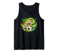 Awesome Brazil Flag, I Love Jaguar, Brazilian 2026 Gifts Tank Top