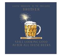 Awesome Brother Birthday Greeting Card By The Curious Inksmith Greetings Cards