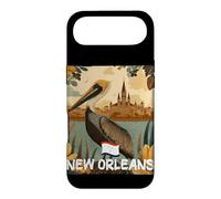 Awesome Brown Pelican with New Orleans Colors Costume Case for iPhone Air