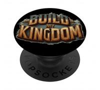 Awesome Build my Kingdom Emblem PopSockets Adhesive PopGrip