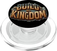 Awesome Build my Kingdom Emblem PopSockets PopGrip for MagSafe