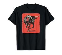 Awesome Bull Fighting Emblem for a Fierce Vibe T-Shirt