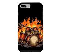 Awesome Burning Rock Drums Costume for Drummer and Flames Case for iPhone 7 Plus/8 Plus