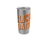 Awesome Click Bait Speech Logo Stainless Steel Insulated Tumbler