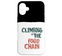 Awesome Climbing up the Food Chain Speech Costume Case for iPhone 16 Plus
