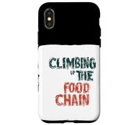 Awesome Climbing up the Food Chain Speech Costume Case for iPhone X/XS