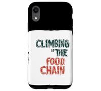 Awesome Climbing up the Food Chain Speech Costume Case for iPhone XR