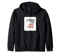 Awesome Climbing up the Food Chain Speech Costume Zip Hoodie