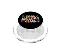 Awesome Cool Sis Birthday New Sister Cool Sisters Club PopSockets PopGrip for MagSafe