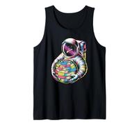Awesome Cosmic Bibliophile Exploring the Starry Universe Tank Top