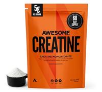 Awesome Creatine Monohydrate Powder - 5g Per Serving - Supports Strength, High-Intensity Performance & Lean Mass with Resistance Training - Unflavoured - 300g (60 Servings)