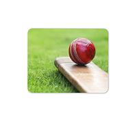Awesome Cricket Mouse Mat Pad - Sports Bat Red Ball Dad Gift PC Computer #8267