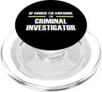 Awesome Criminal Investigator PopSockets PopGrip for MagSafe