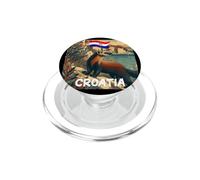 Awesome Croatia Nature with Marten Animal Look PopSockets PopGrip for MagSafe