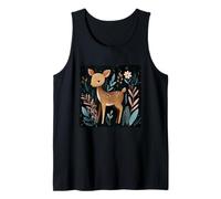 Awesome Cute Deer Fawn Graphic for Animals and Forest Lovers Tank Top