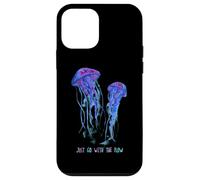 Awesome Cute UnderWater Fish Sea Just Go With Flow JellyFish Case for iPhone 12 mini