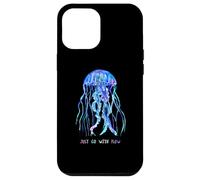 Awesome Cute UnderWater Fish Sea Just Go With Flow JellyFish Case for iPhone 12 Pro Max