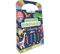 Awesome Dinosaurs Colouring: The All-in-One Art Station