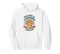 Awesome Dog Sitter Funny Pet Sitting Dog Walker Animal Lover Pullover Hoodie