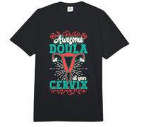 Awesome Doula at Your Cervix Birth Worker Labor Coach Doula Comfort Colors Adult Heavyweight T-Shirt