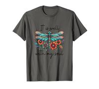 Awesome Dragonfly It is Well with My Soul T-Shirt