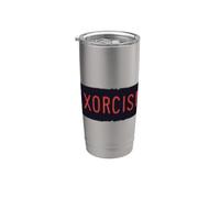 Awesome Exorcism Statement Emblem Stainless Steel Insulated Tumbler