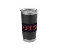 Awesome Exorcism Statement Emblem Stainless Steel Insulated Tumbler