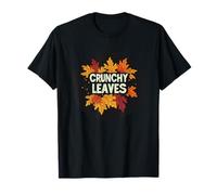 Awesome Fall Outfit with Crunchy Autumn Leaves T-Shirt