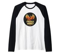 Awesome Fire Bird Costume for Phoenix and Flames Lovers Raglan Baseball Tee